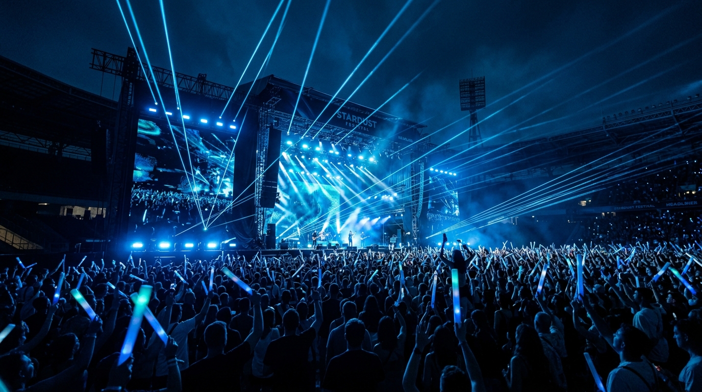 Público disfrutando de un concierto en vivo